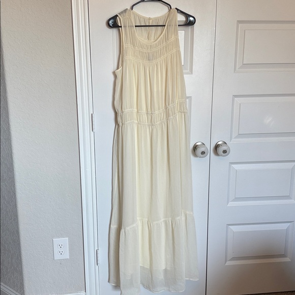 NWT A New Day Cream Maxi Dress- Multi Sizes - Picture 4 of 7